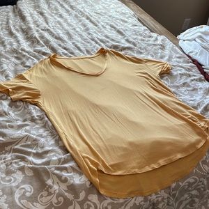 Yellow tee